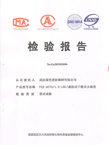 貯壓懸掛式5公斤報告